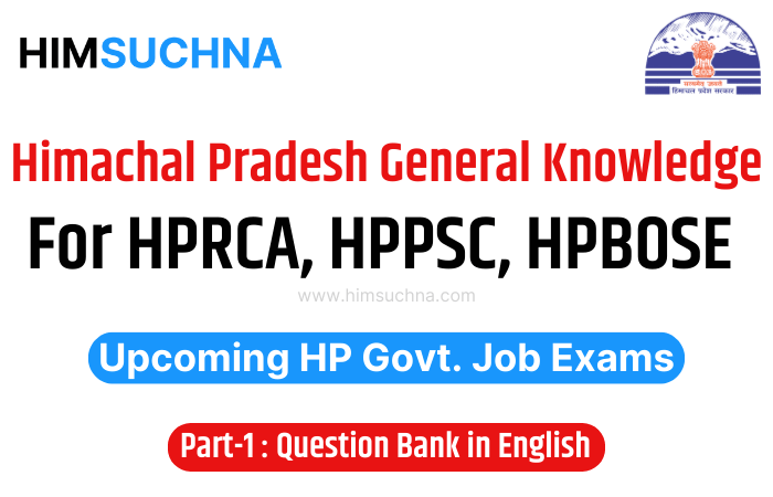 Himachal Pradesh General Knowledge Questions With Answers Himsuchna